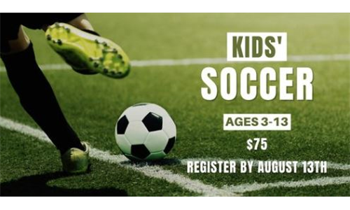 Sign up for Fall Soccer!