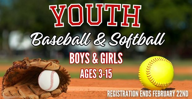 Baseball/Softball Registration - Jan. 10, 2026